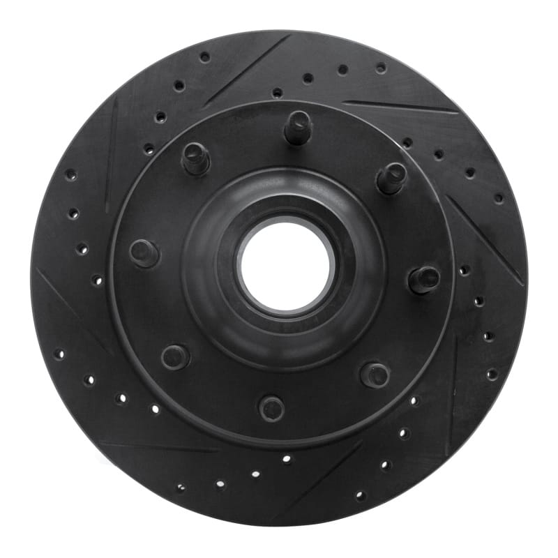 R1 Concepts — R1 80-85 Ford F-250 2WD (Excl Super Duty) Front Left Drilled & Slotted Black Brake Rotor
R1 Brake Rotor Drill