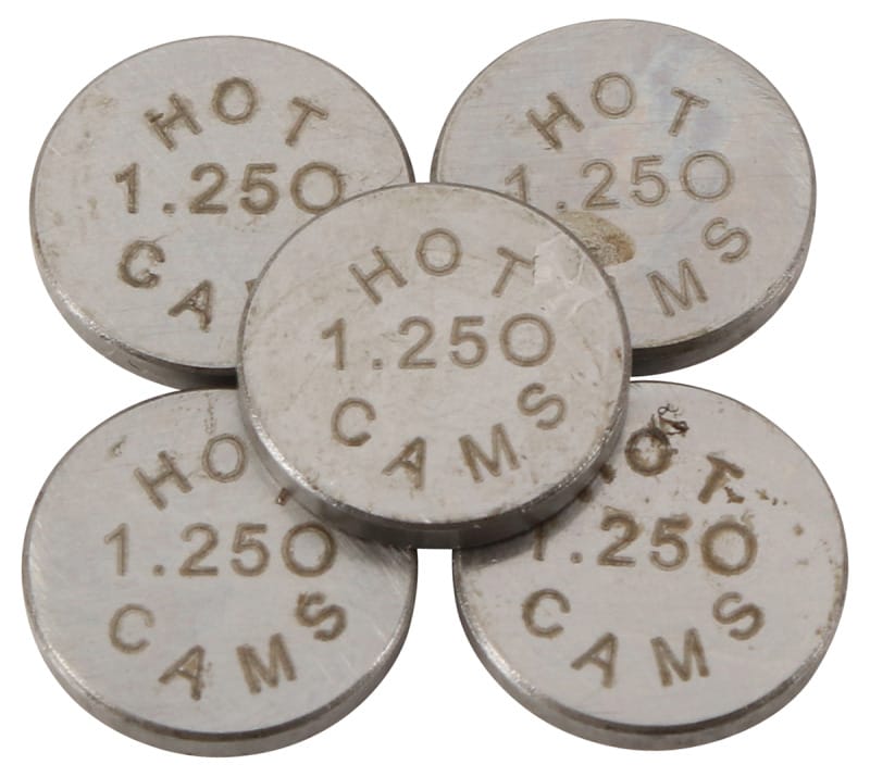 Hot Cams — Hot Cams 04-08 400 DVX/02-16 CRF 450 R Shim Kits 1.250mm Thickness - 5 Pack