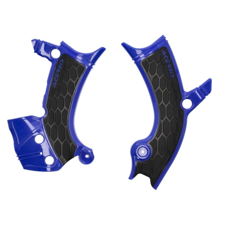 Acerbis — Acerbis 23+ Yamaha YZ450F Frame Guards- X-Grip - Blue/Black