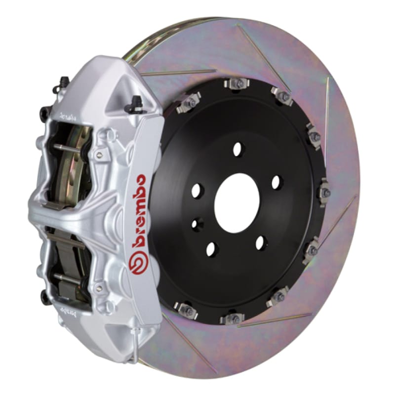 Brembo — Brembo 25+ BMW X3 30/BMW X3 M50 xDrive Fr GT BBK 6 Pist Cast 405x34 2pc Rotor Slotted Type1- Silver