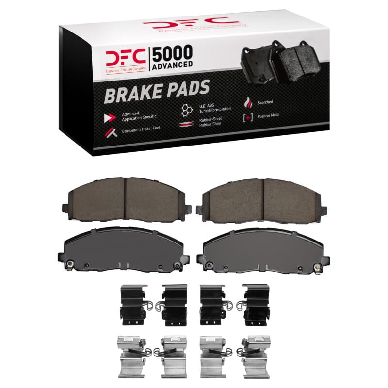 DFC — DFC 12-25 Chrysler Town & Country Front 5000 Advanced Ceramic Brake Pads and Hardware Kit
DFC Brake Pad Set