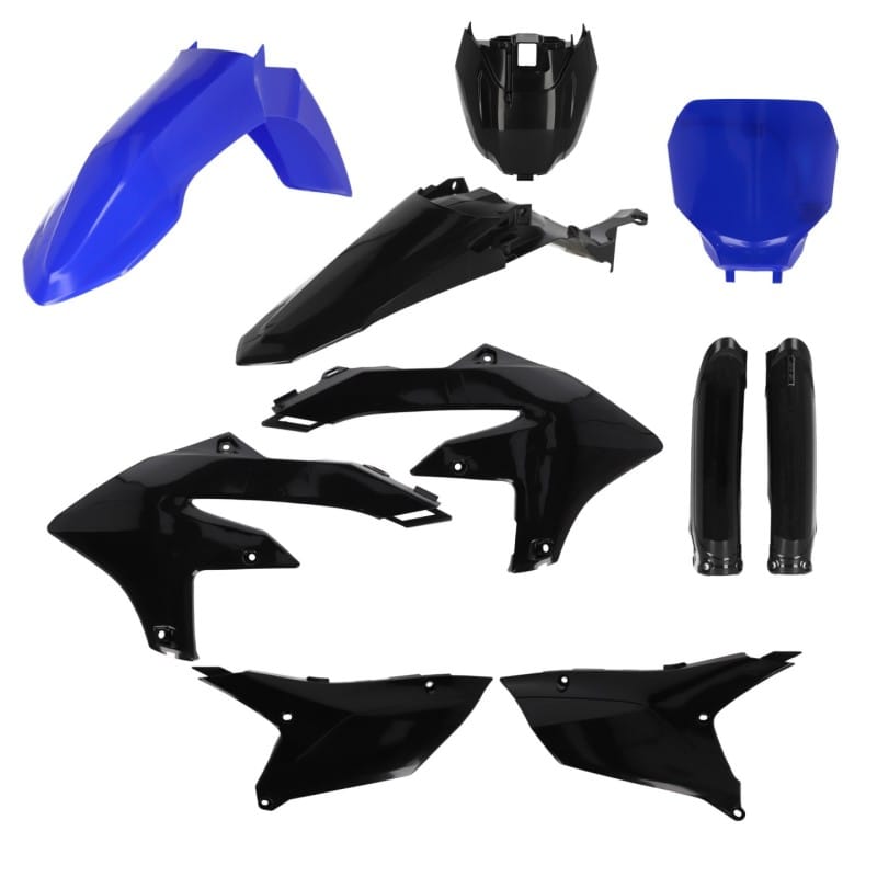 Acerbis — Acerbis 2024 Yamaha YZ250F/ 23-24 YZ450F/FX (w/Tank Cover) Full Plastic Kit - Blue/Black
