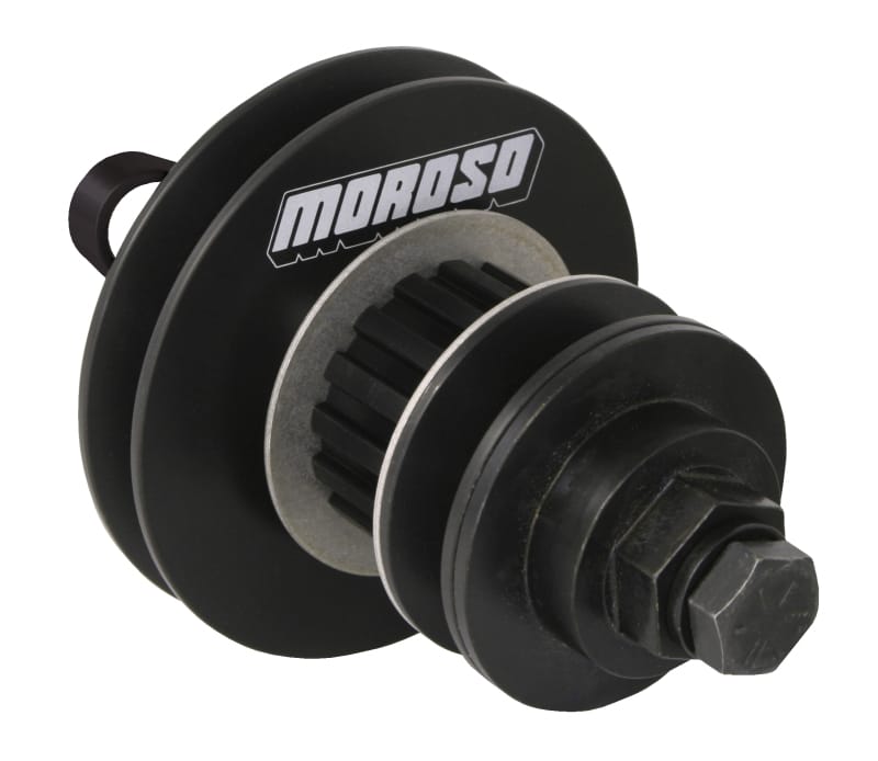 Moroso — Moroso Chevrolet Small Block Dry Sump & Vacuum Pump Drive Kit - Flange Style w/Pulleys