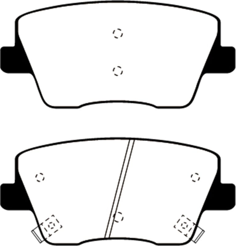EBC — EBC 2019+ Hyundai Veloster (2nd Gen) 2.0L Turbo N Redstuff Rear Brake Pads
Disc Brake Pad