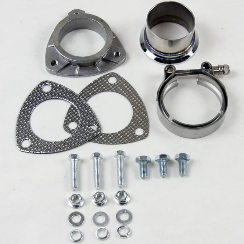 Granatelli Motor Sports — Granatelli 2.5in V-Band to Straight Connection Cutout w/Gaskets (3-Bolt)
Hose Clamp