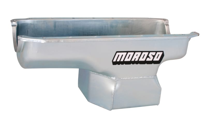 Moroso — Moroso Mopar 273-340 (w/Center Sump) Deep Wet Sump 8qt 10in Steel Oil Pan