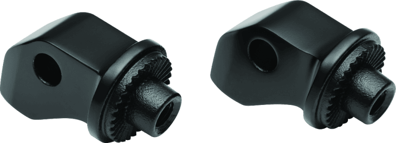 Kuryakyn — Kuryakyn Splined Front Peg Adapter 15-20 Scout Satin Black