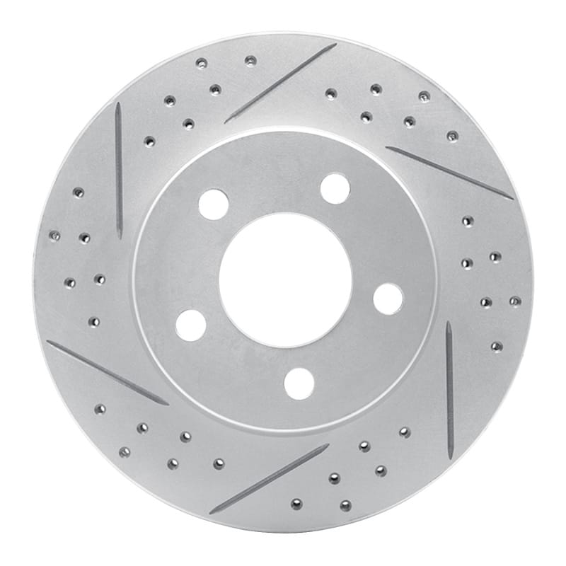 R1 Concepts — R1 95-02 Ford Ranger (USA/Canada) Front Left Drilled & Slotted Geo-Carbon Rotor