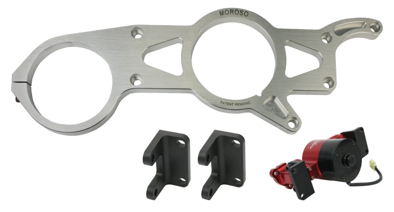 Moroso — Moroso Ford Small Block Alternator & Vacuum Pump Mount - CSR (Early) Water Pump - 93mm Alternator