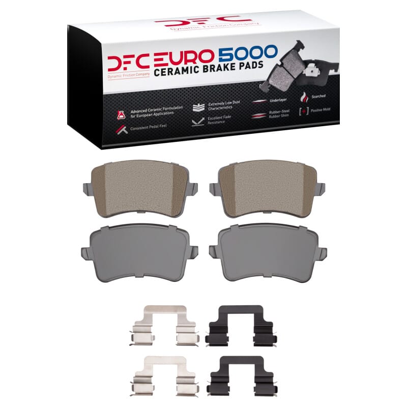 DFC — DFC 08-17 Audi S5 Rear Euro 5000 Ceramic Brake Pads and Hardware Kit
DFC EURO Pads + HW