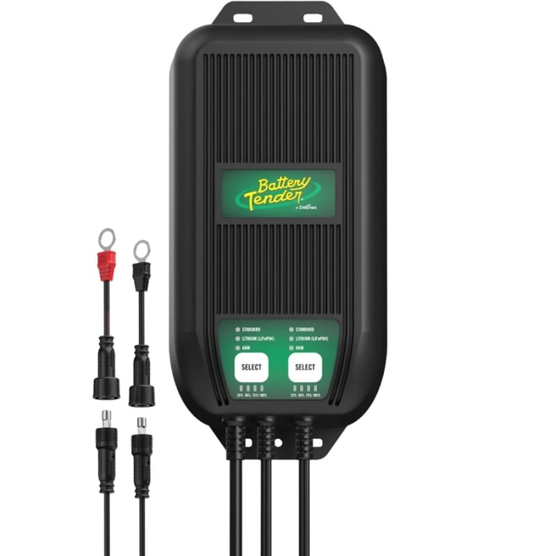 Battery Tender — Battery Tender 20A 12V Wave Charge Pro 2 Bank Battery Charger Marine