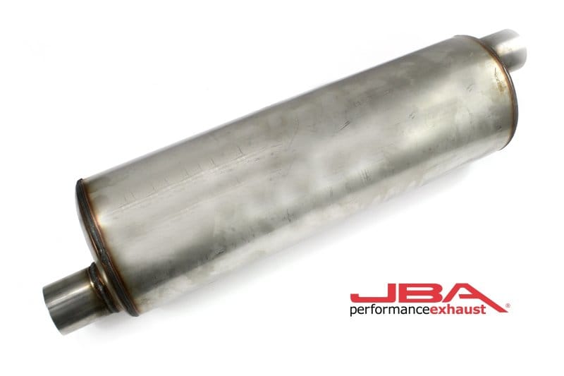 JBA — JBA Universal Chambered 304SS Muffler 22in x 7in Round 2.5in Offset/Offset
Muffler