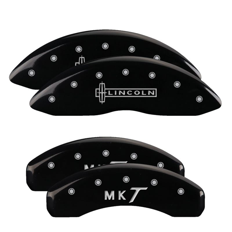MGP — MGP 4 Caliper Covers Engraved Front Lincoln Engraved Rear MKT Black finish silver ch
Caliper Covers