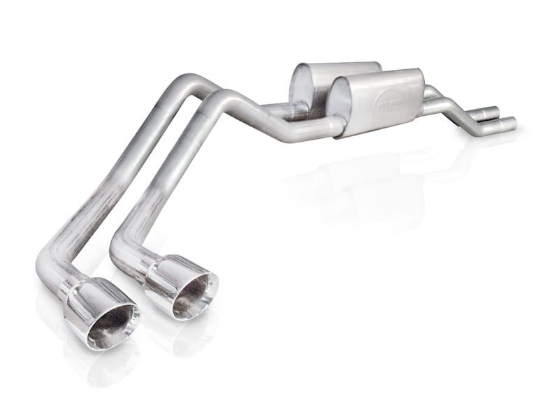 Stainless Works — Stainless Works 2004-08 F150 5.4L Exhaust 2-1/2in Chambered Mufflers Behind Passenger Tire Exit
Exhaust System