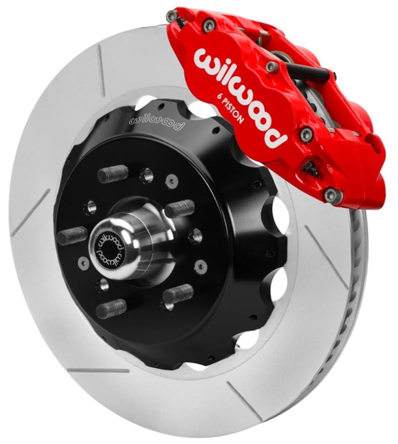 Wilwood — Wilwood 70-81 FBody/75-79 A&XBody FNSL6R Frt BBK 14in Rtr Red Calipers Use w/ Pro Drop Spindle