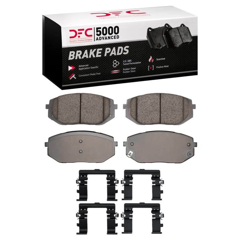 DFC — DFC 25-25 Kia K5 Front 5000 Advanced Low Metallic Brake Pads and Hardware Kit
DFC Brake Pad Set