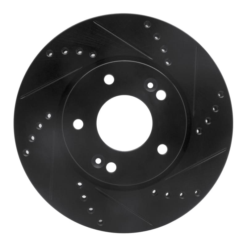 R1 Concepts — R1 2011-2025 Hyundai Elantra GT Front Right Drilled & Slotted Black Brake Rotor
R1 Brake Rotor Drill