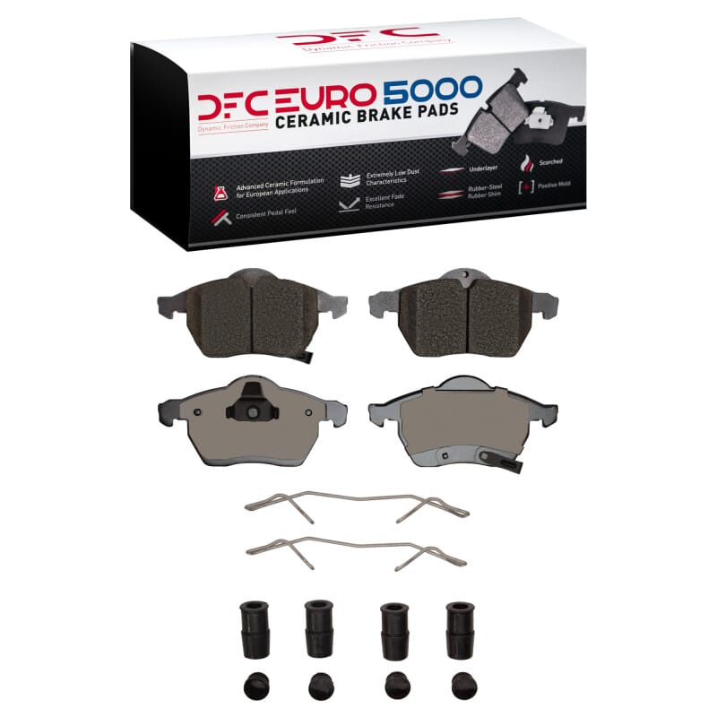 DFC — DFC 97-10 Saab 900 Front Euro 5000 Ceramic Brake Pads and Hardware Kit
DFC EURO Pads + HW