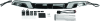 Kuryakyn — Kuryakyn Tracer Windshield Trim 14-Up FLH Models Chrome