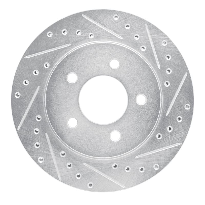 R1 Concepts — R1 91-02 Chrysler Voyager Front Right Drilled & Slotted Silver Brake Rotor
R1 Brake Rotor Drill