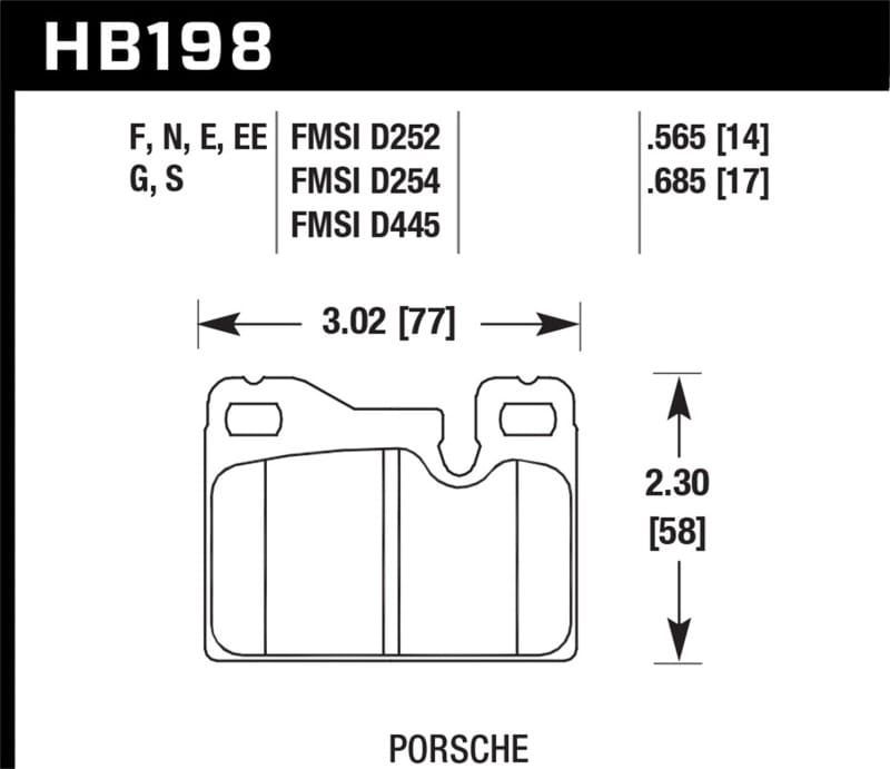 Hawk Performance — Hawk 87-89 Porsche 924 2.5L S Rear ER-1 Brake Pads
Disc Brake Pad