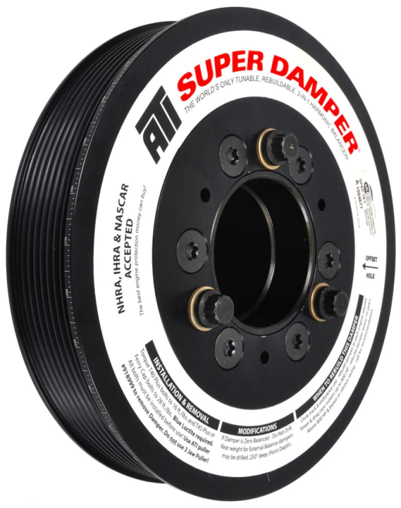 ATI — ATI Damper - 7.48in - Alum - 8 Grv - Dodge - 2009+ - 5.7L / 6.4L Hemi Truck - 3 Ring