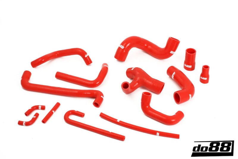 do88 — do88 86-92 BMW M3 S14B23/S14B23 Evo II/S14B23 Evo III (E30) Coolant Hoses - Red