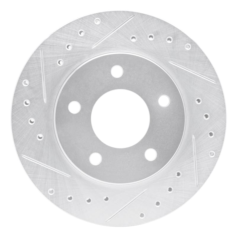R1 Concepts — R1 88-96 Buick Regal Front Left Drilled & Slotted Silver Brake Rotor
R1 Brake Rotor Drill
