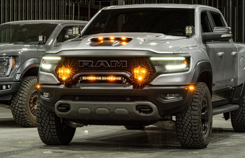 Baja Designs — Baja Designs 2021+ Ram 1500 TRX Pro A-Pillar Kit
