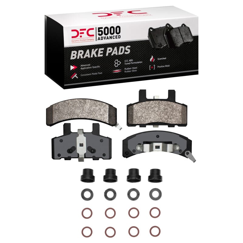 DFC — DFC 88-02 Cadillac Commercial Chassis Front 5000 Advanced Semi Metallic Brake Pads and Hardware Kit
DFC Brake Pad Set