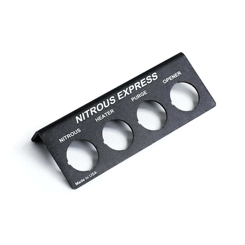 Nitrous Express — Nitrous Express Switch Panel Universal - Horizontal
Switch Panel