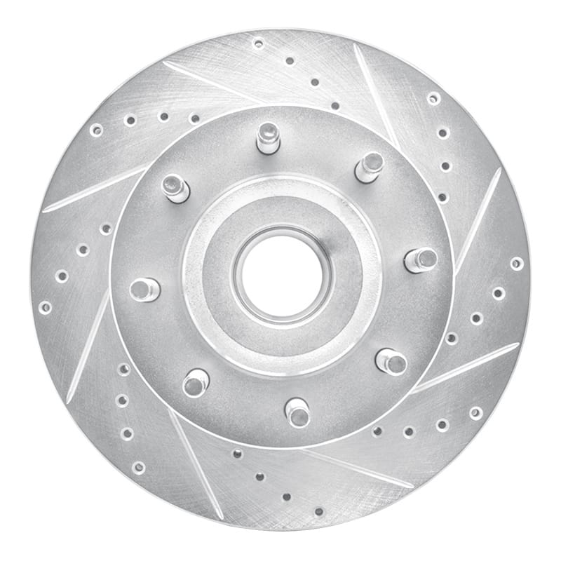 R1 Concepts — R1 05-07 Ford F-250 2WD (Super Duty) Front Right Drilled & Slotted Silver Brake Rotor
R1 Brake Rotor Drill