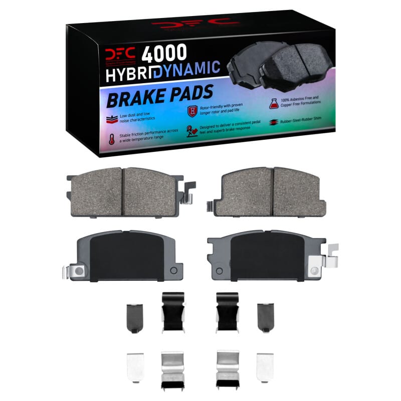 DFC — DFC 81-83 Chevrolet LUV Front 4000 HybriDynamic Brake Pads and Hardware Kit
DFC Brake Pad Set