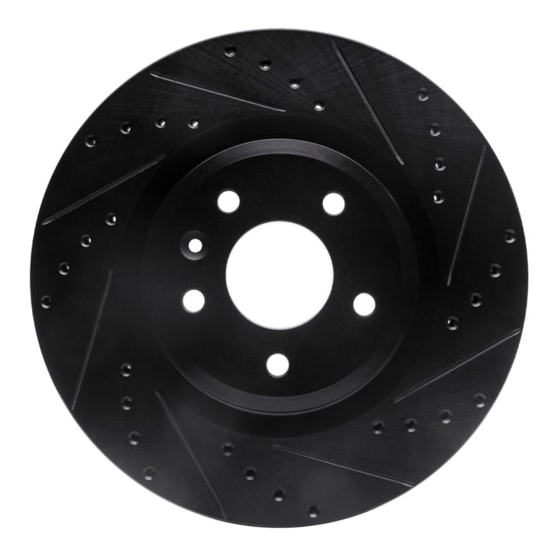 R1 Concepts — R1 09-10 Ford Taurus (Excl SHO) Front Right Drilled & Slotted Black Brake Rotor
R1 Brake Rotor Drill