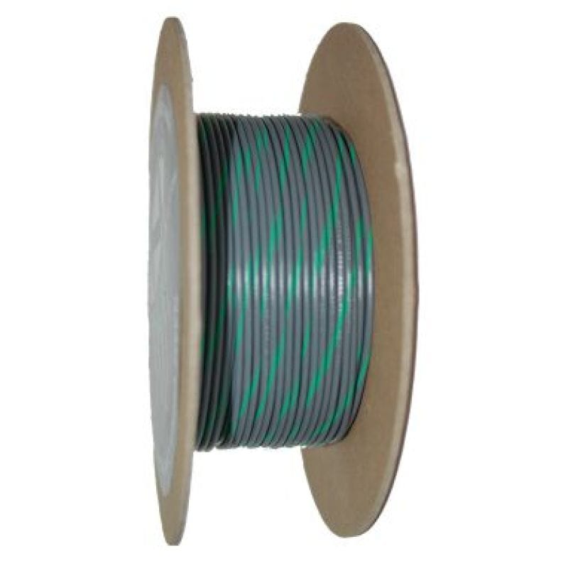 NAMZ — NAMZ OEM Color Primary Wire 100ft. Spool 20g - Gray/Green Stripe