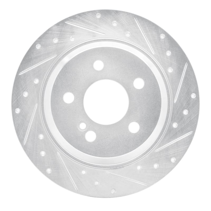 R1 Concepts — R1 07-13 Mercedes-Benz CL550 Rear Right Drilled & Slotted Silver Brake Rotor
R1 Brake Rotor Drill