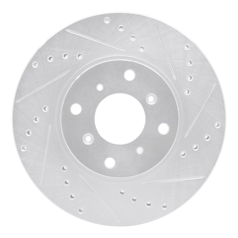 R1 Concepts — R1 92-96 Honda Prelude Front Right Drilled & Slotted Silver Brake Rotor
R1 Brake Rotor Drill