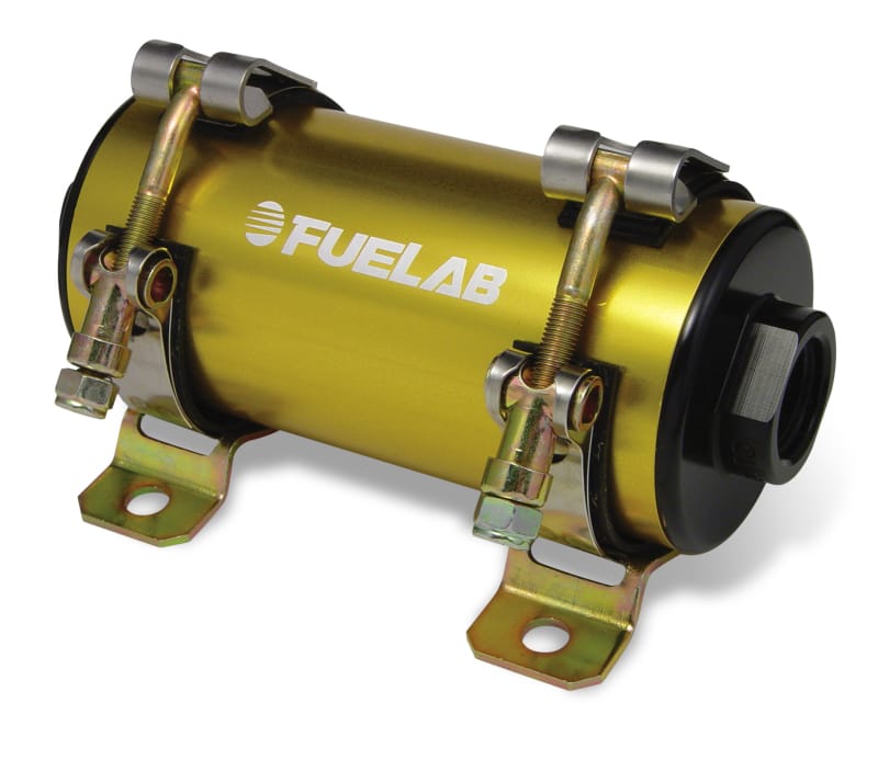 Fuelab — Fuelab Prodigy High Flow Carb In-Line Fuel Pump - 1800 HP - Gold