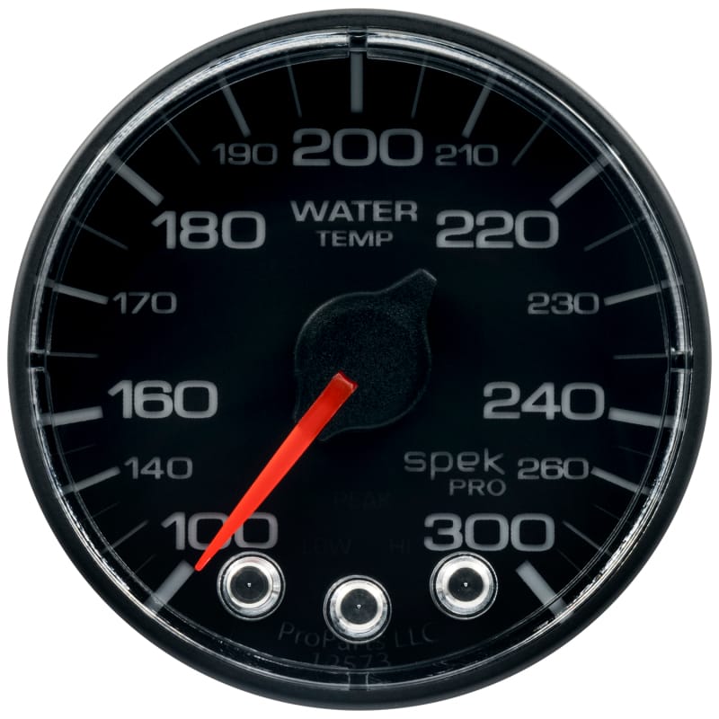 AutoMeter — Autometer Spek-Pro Gauge Water Temp 2 1/16in 300f Stepper Motor W/Peak & Warn Blk/Blk
GA 2" WTEMP BFB SPEK