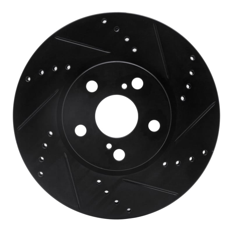 R1 Concepts — R1 08-19 Pontiac Vibe Front Right Drilled & Slotted Black Brake Rotor
R1 Brake Rotor Drill