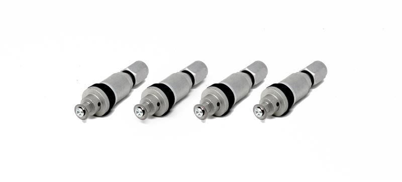 Torque Solution — Torque Solution Billet TPMS Valve Stem Kit (Silver) 2008+ Subaru Legacy Impreza WRX / STi