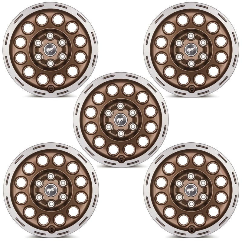 Ford Racing — Ford Racing 21-23 Bronco 17x8.0 Wheel Kit -Sinister Bronze