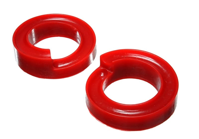 Energy Suspension — Energy Suspension 2005-07 Ford F-250/F-350 SD 2/4WD Front Coil Spring Isolator Set - Red
CoilSprngInsulator