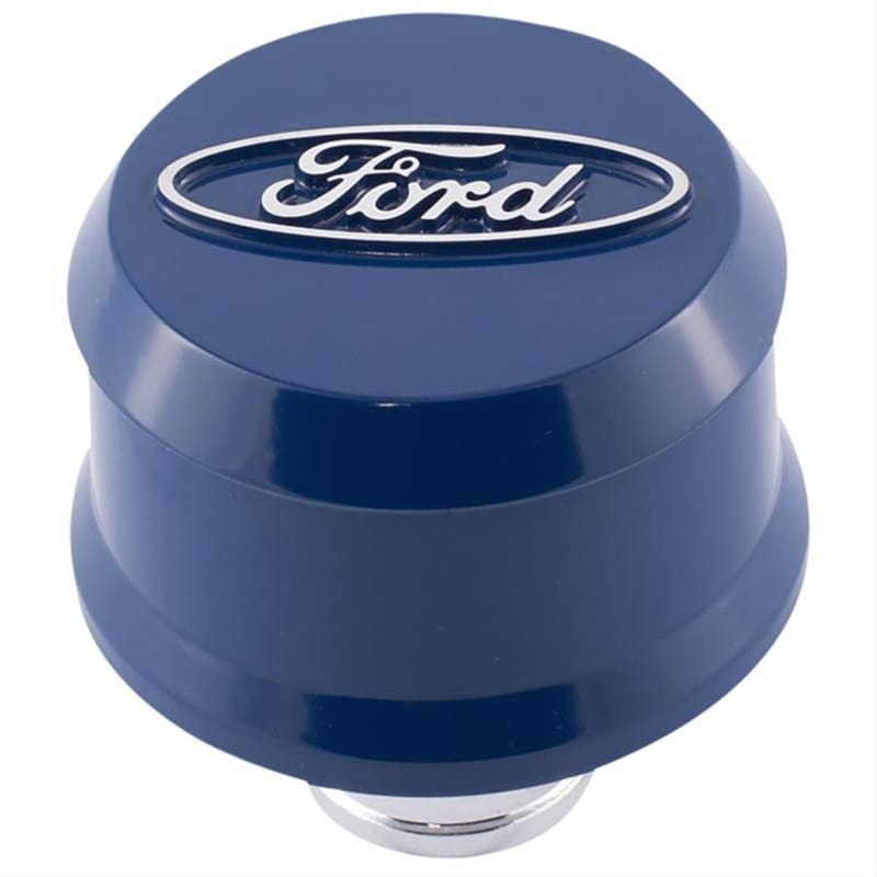 Ford Racing — Ford Racing Slant Edge Breather - Blue
Oil Breather Cap