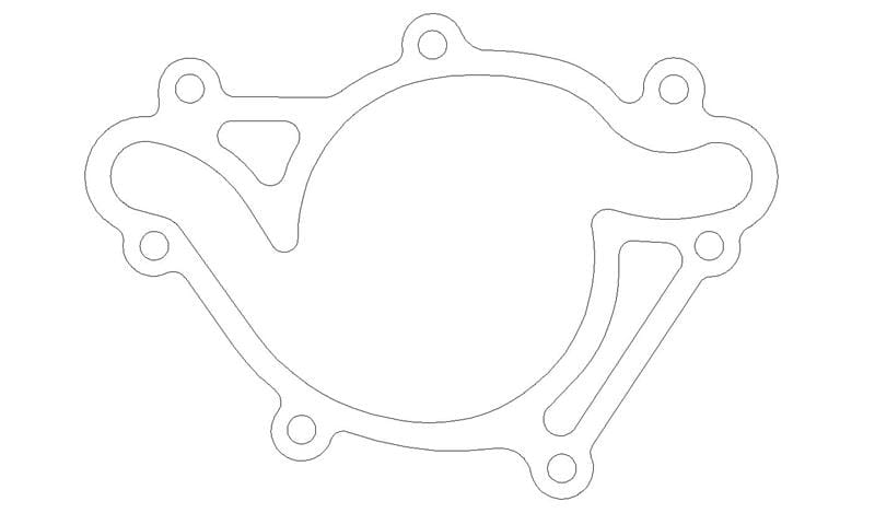 Cometic Gasket — Cometic Chrysler Magnum V8 .018in AFM Water Pump Gasket
Coolant Gasket