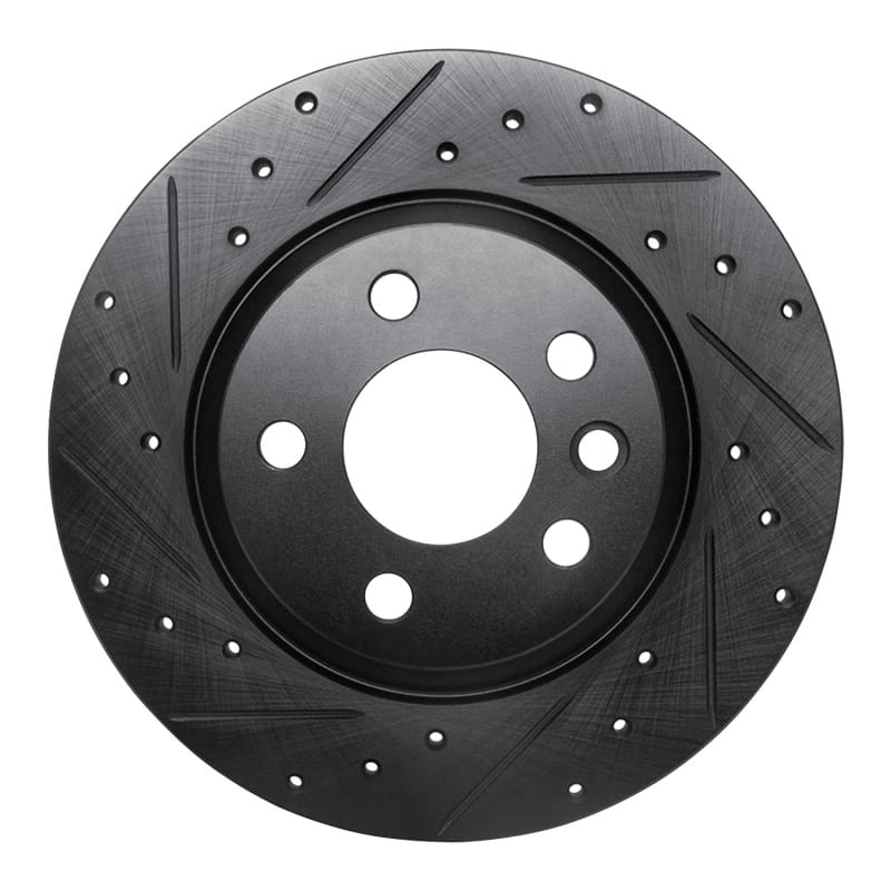 R1 Concepts — R1 01-03 Volkswagen EuroVan Rear Left Drilled & Slotted Black Brake Rotor
R1 Brake Rotor Drill