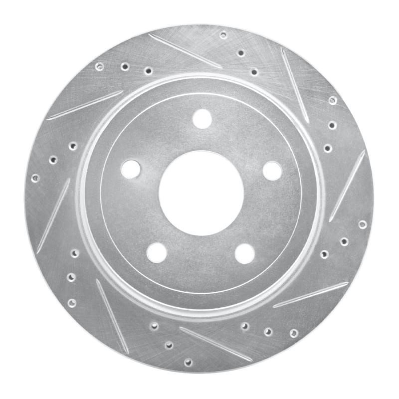 R1 Concepts — R1 04-06 Dodge Ram 1500 Pickup Rear Left Drilled & Slotted Silver Brake Rotor
R1 Brake Rotor Drill