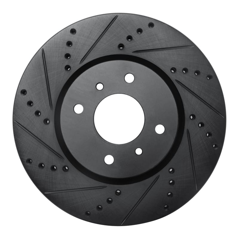 R1 Concepts — R1 04-06 Nissan Sentra Front Left Drilled & Slotted Black Brake Rotor
R1 Brake Rotor Drill
