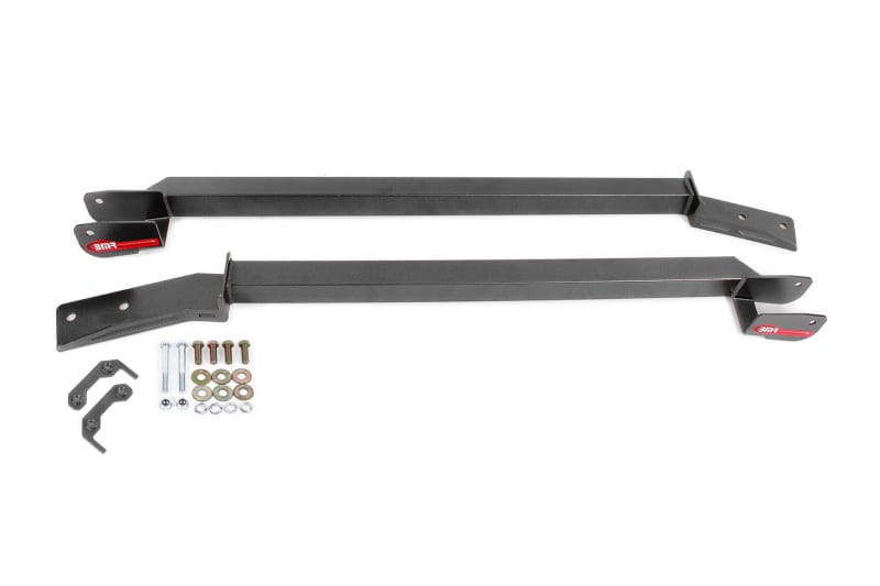 BMR Suspension — BMR 93-02 F-Body Non-Convertible Bolt-On Boxed Subframe Connectors - Black Hammertone