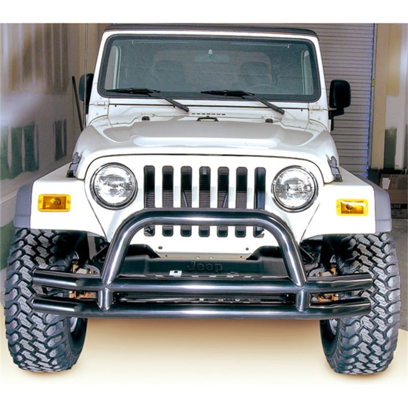 Rugged Ridge — Rugged Ridge 3-In Dbl Tube Front Bumper w/ Hoop 76-06 CJ / Jeep Wrangler
OFFROAD_BUMPERS
Bumper- Front